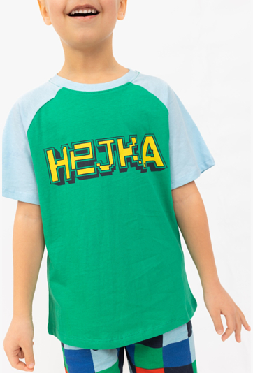 Koszulka chłopięca reglan z napisem