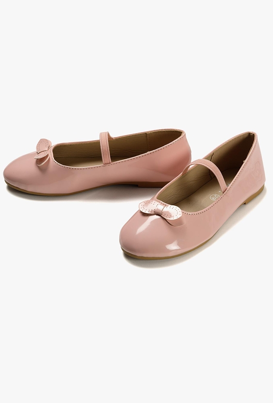 Balerinki dziewczęce lakierowane=