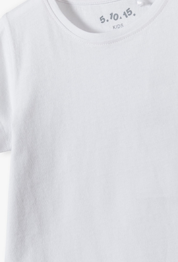 Komplet na zajęcia sportowe - biały t-shirt i granatowe spodenki