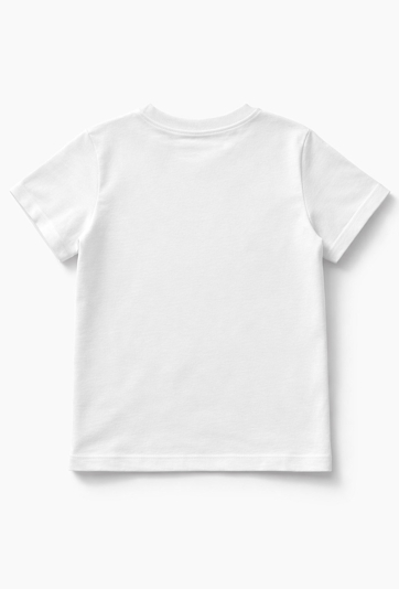 Koszulka chłopięca z monohromatycznym nadrukiem