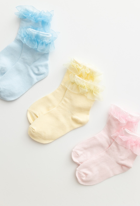 Skarpety dla dziewczynki -  3-pak