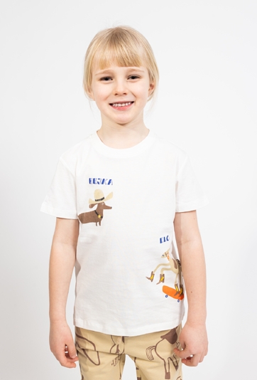 Koszulka chłopięca nadruk z elementem 3D