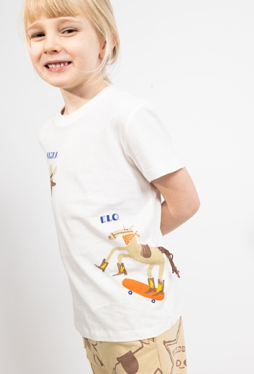 Koszulka chłopięca nadruk z elementem 3D