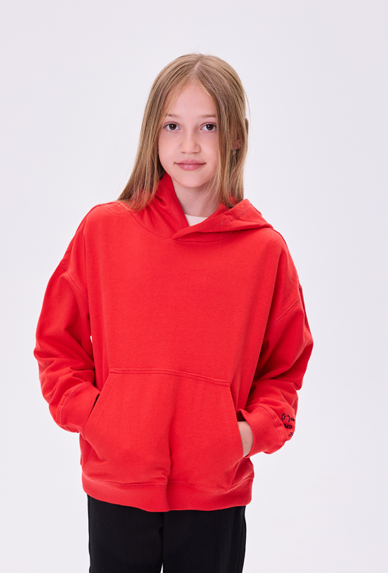 Bluza dziewczęca z kapturem