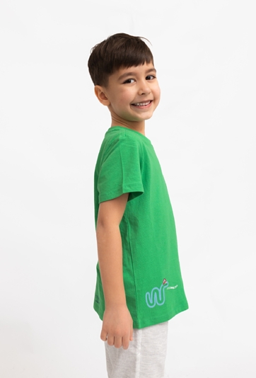 Koszulka chłopięca z kieszonką – zabawne zwierzątka