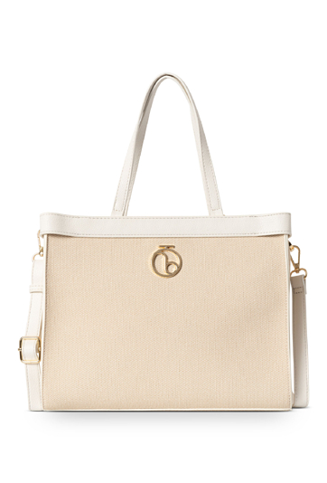 Kremowa elegancka torebka nobo