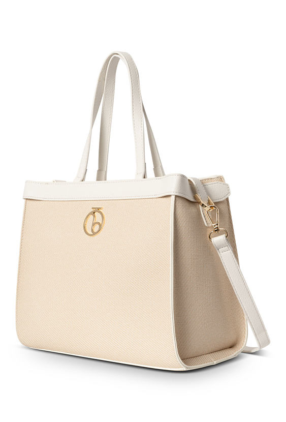 Kremowa elegancka torebka nobo