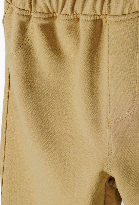 Spodnie dziewczęce - tregginsy - beżowe