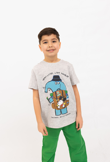 Koszulka chłopięca z nadrukiem słonia