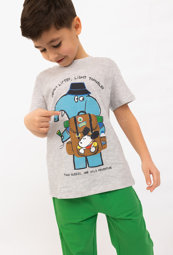 Koszulka chłopięca z nadrukiem słonia