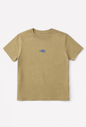 Koszulka chłopięca z haftem dinozaura