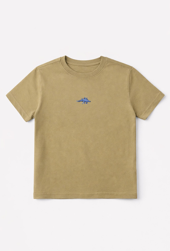Koszulka chłopięca z haftem dinozaura
