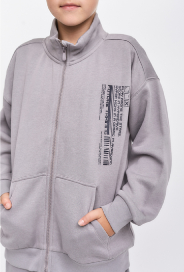 Bluza rozpinana na stójce