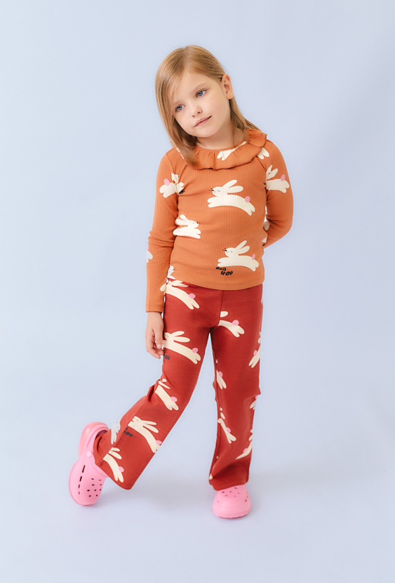 Spodnie flare w króliczki – Limited Edition