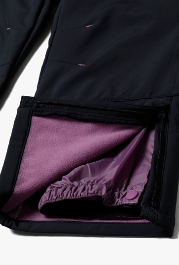 Dziewczęce spodnie narciarskie z szelkami