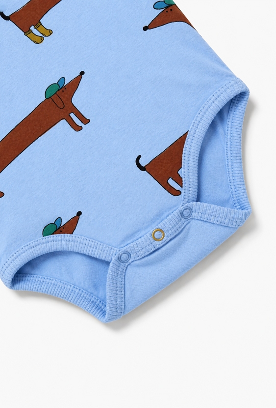Body niemowlęce z długim rękawem print pieski