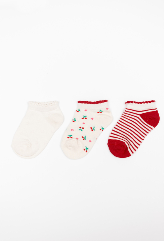 Skarpety dla dziewczynki - 3-pak