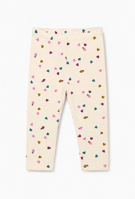 Legginsy niemowlęce w kolorowe serduszka