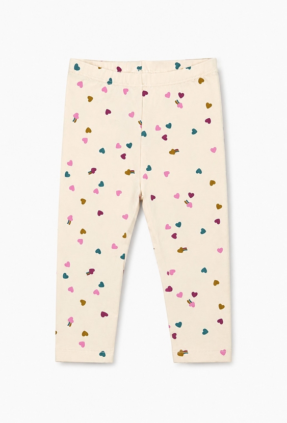 Legginsy niemowlęce w kolorowe serduszka