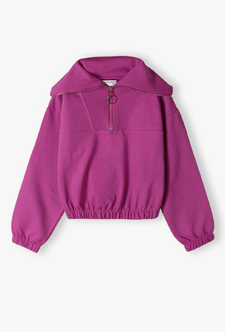 Bluza ze stójką dla dziewczynki