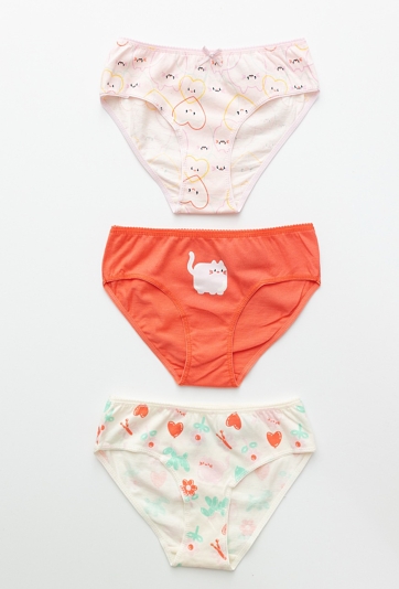 Bawełniane majtki - 3-pak