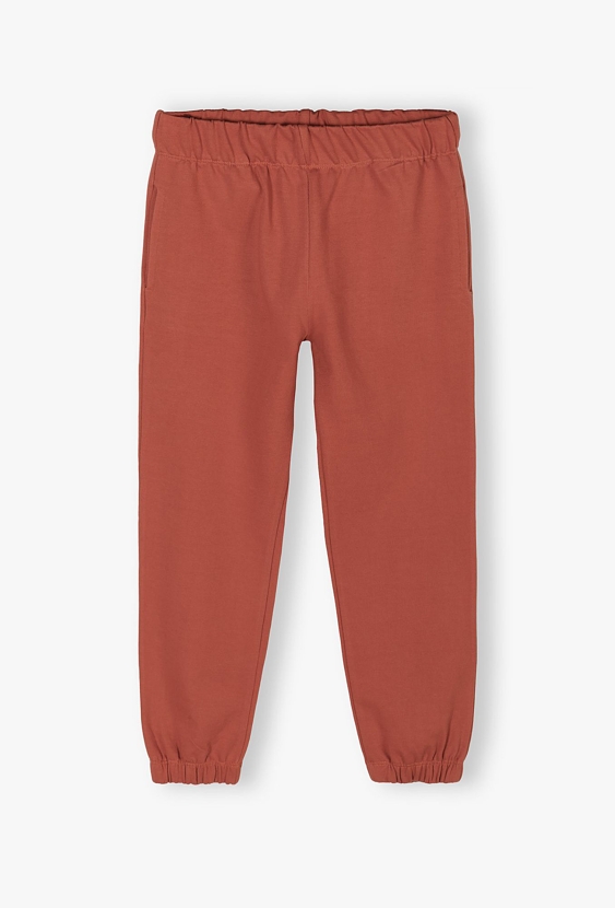 Spodnie dresowe dla dziewczynki - dzianinowe