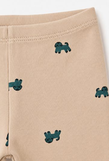 Legginsy niemowlęce w pieski