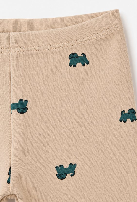 Legginsy niemowlęce w pieski