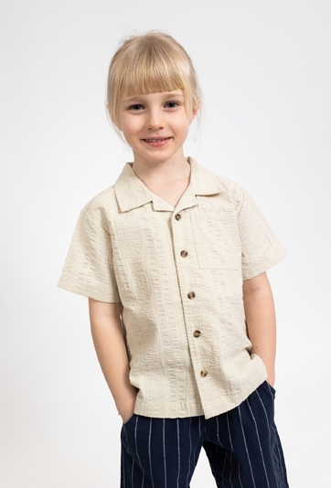 Koszula chłopięca z krótkim rękawem