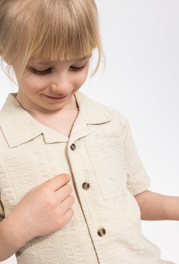 Koszula chłopięca z krótkim rękawem