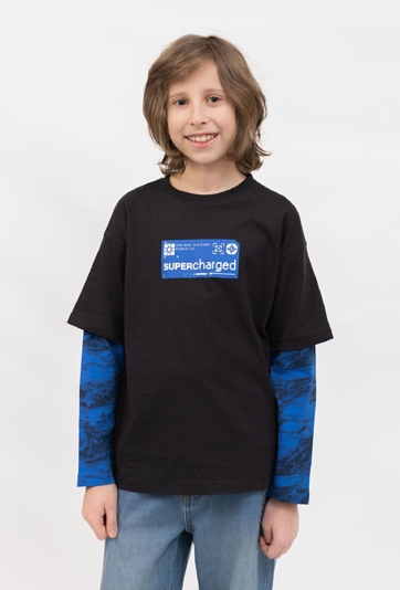 Bluzka chłopięca z długim rękawem