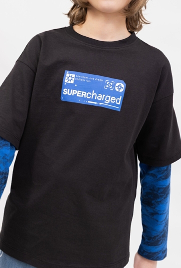 Bluzka chłopięca z długim rękawem