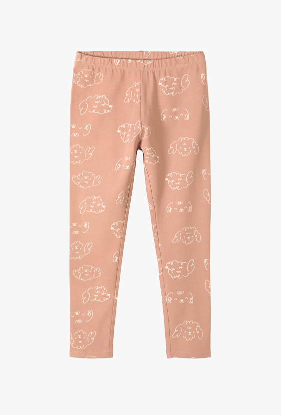 Legginsy dziewczęce w pieski