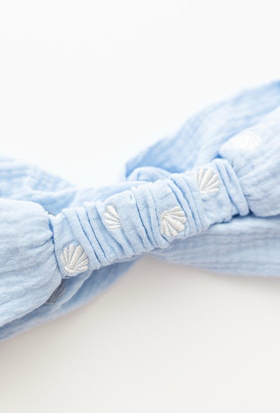 Opaska z muszelkami dla dziewczynki