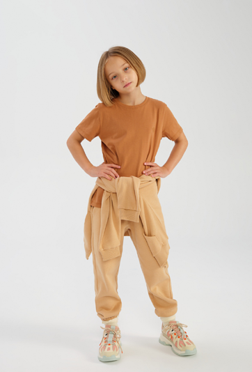 Beżowe spodnie dresowe - unisex - Limited Edition