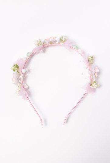 Opaska dziewczęca z dekoracjami