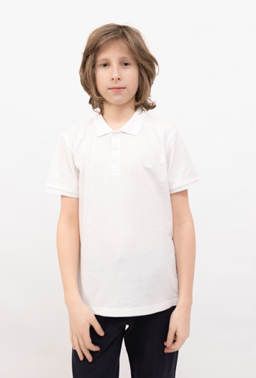 Koszulka polo chłopięca z haftem