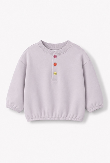 Bluza niemowlęca z nadrukiem na plecach