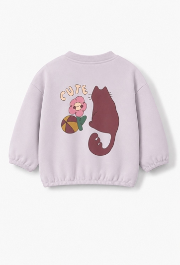 Bluza niemowlęca z nadrukiem na plecach