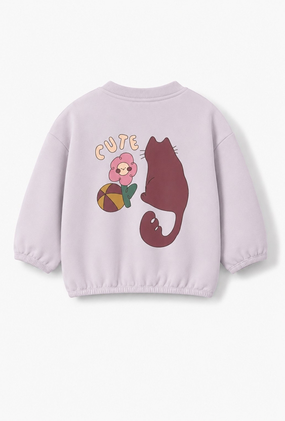 Bluza niemowlęca z nadrukiem na plecach