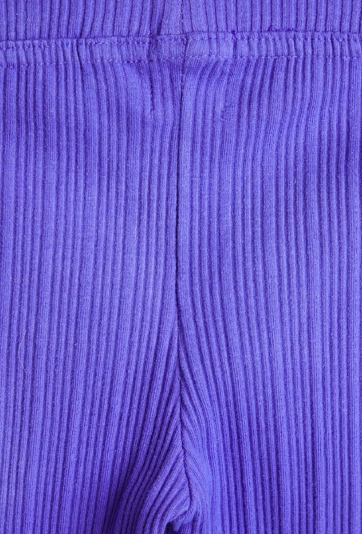 Spodnie flare - fioletowe w prążki - Limited Edition