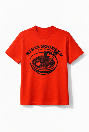 Koszulka chłopięca „Ninja Noodles” – ramen