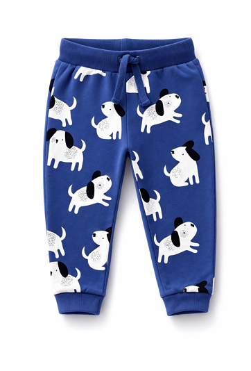 Spodnie dresowe niemowlęce w pieski