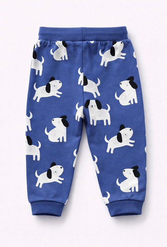 Spodnie dresowe niemowlęce w pieski