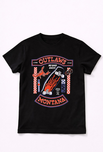 Koszulka z nadrukiem deskorolki dla chłopca