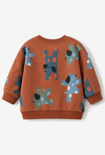 Bluza niemowlęca z nadrukiem piesków