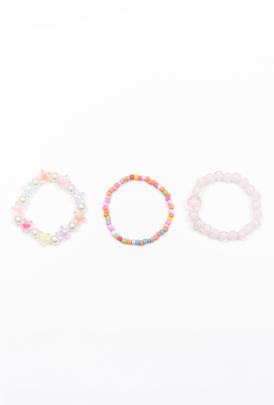Zestaw 3 kolorowych bransoletek