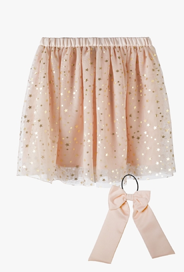 Tiulowa różowa spódnica w gwiazdki - Limited Edition
