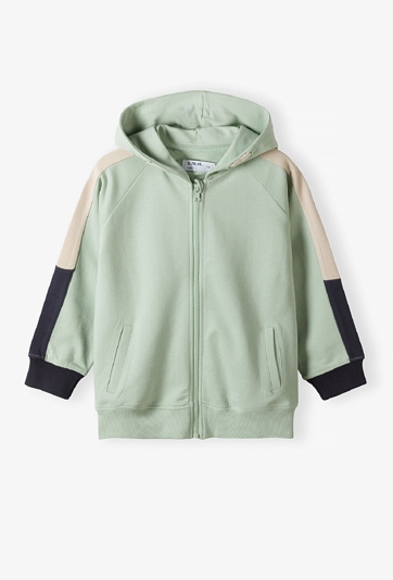 Zielona dresowa bluza z kapturem - 5.10.15.