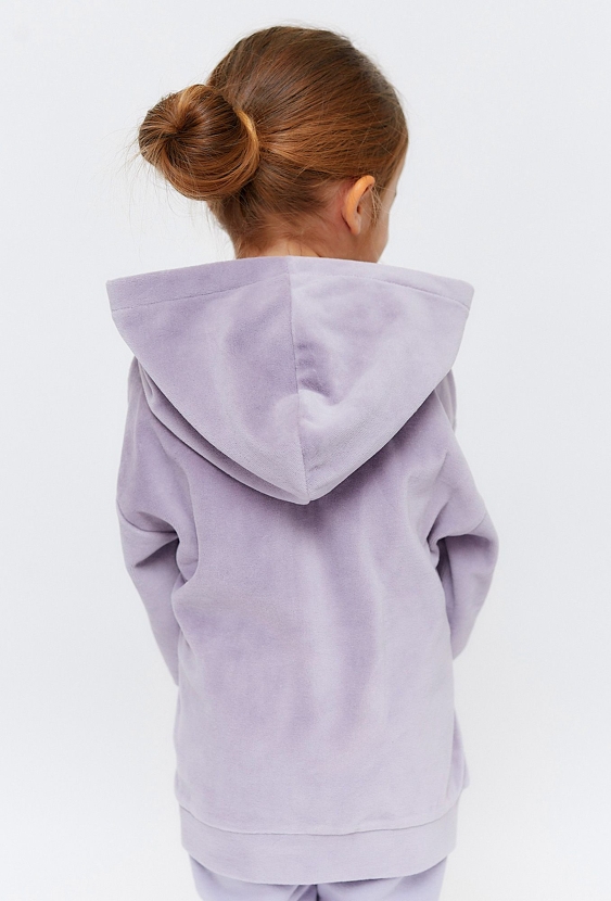 Fioletowa bluza z kapturem